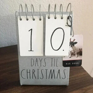 Rae Dunn Days Til Christmas Sign